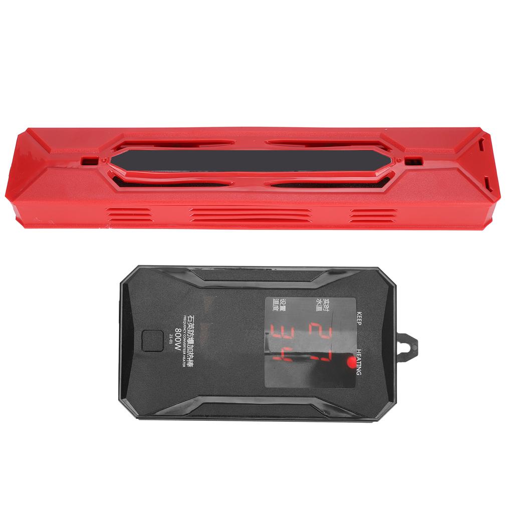 Încălzitor de acvariu de 800W, tijă de încălzire pentru acvariu, termostat automat cu tub de cuarț