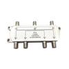 1PC 6 Way TV Splitter 5-2400 MHz Coax Cable Adapter For RG59 RG6 HDTV Satellite
