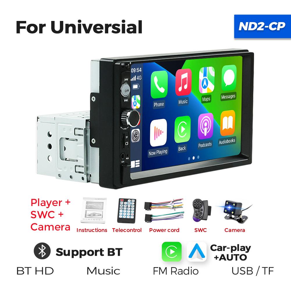 NOU Radio auto 1 din Pentru mașină universală Player MP5 Cu Carplay Android Auto Autoradio Player multimedia 1DIN Audio auto FM BT SWC