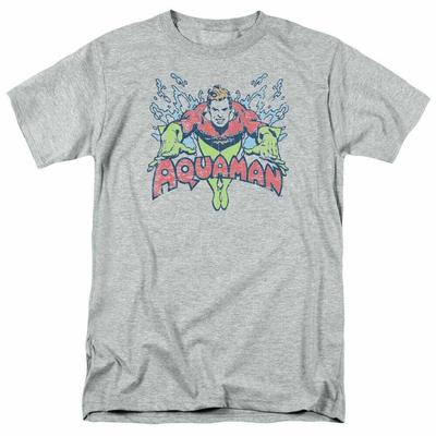 Aquaman Splish Splash Comic Buch Unisex Sport Grau Unisex T-Shirt