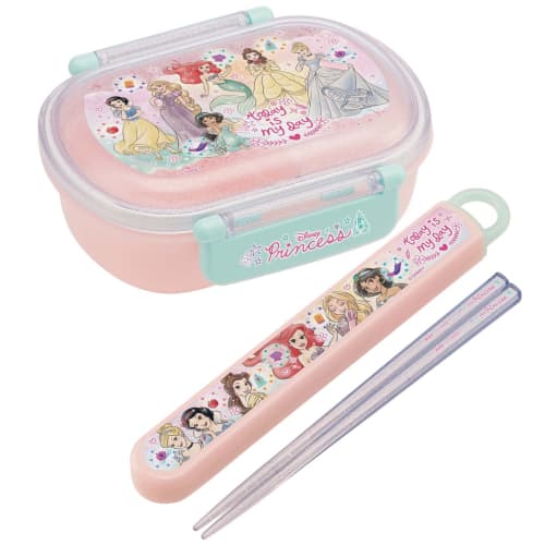Skater Chopsticks 16.5cm Chopstick Box Set Disney Princess Children's Girls Antibacterial Made in Japan ABS2AMAG-A