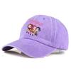 HUNTR/X Anime Girls Embroidered Baseball Cap, Vintage Washed Cotton Adjustable Dad Hat, Unisex Casual Sun Hat for Fans