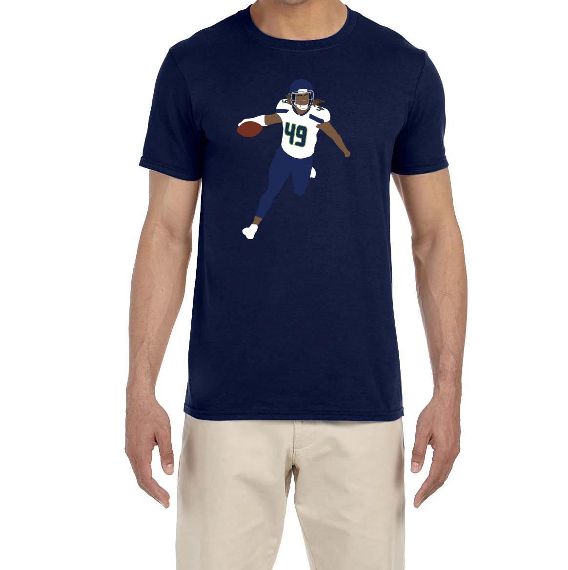 Seattle Seahawks Shaquem Griffin Running T-shirt XL