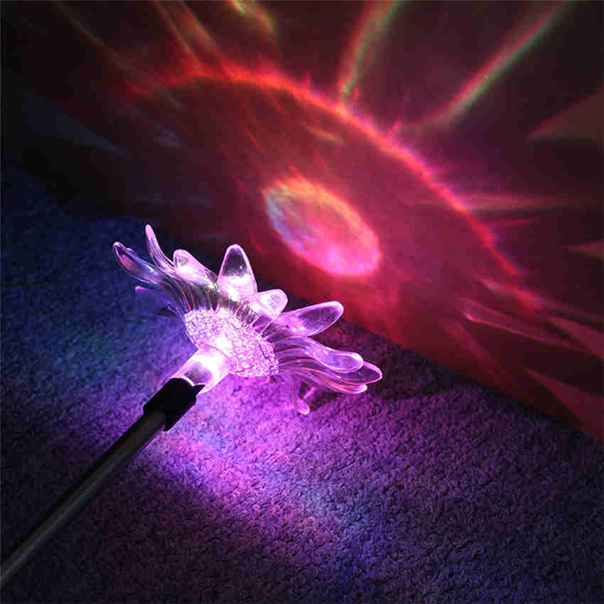 Flower Shape Solar Light Outdoor Solar Garden Light Yard Path Way Landscape Decor Light