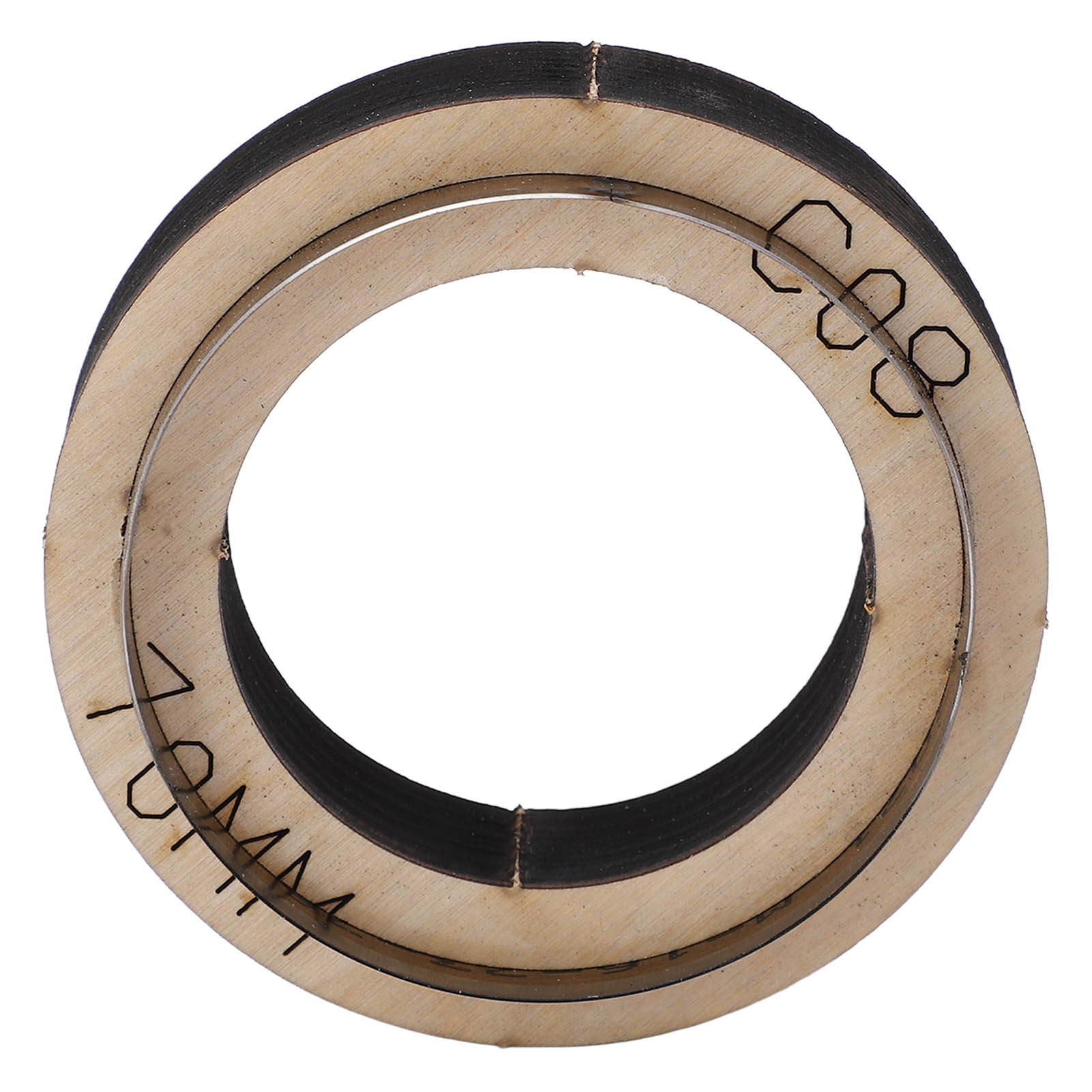 

Leather Die Cutter Hand Crafted Reusable Portable Leather Cutting Die Strip with Extra Thick Wood