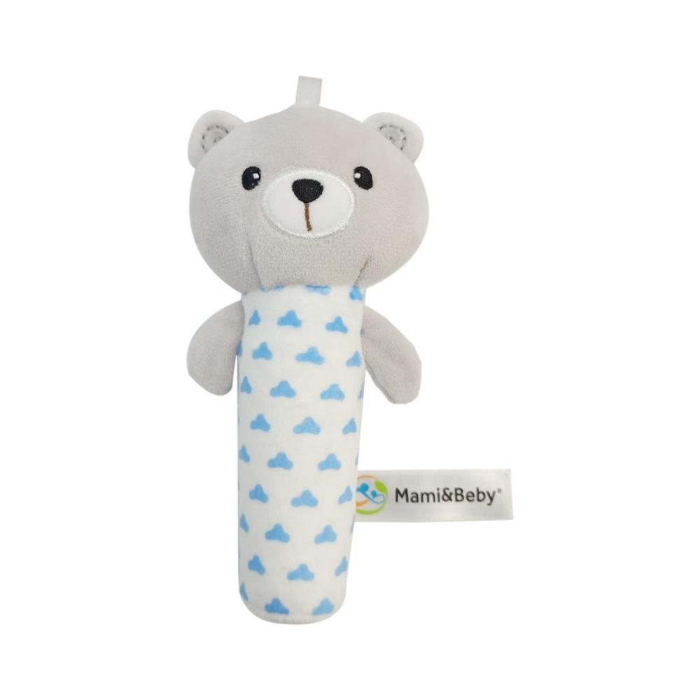 Squeaky Sound Soft Stuffed Animal Rattle Crinkle Sound Infant Hand Ring Plush Rattles  Toddler Style 2