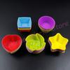 Silicone World Silikon Kuchenformen Wiederverwendbare Muffin Cup Cake Gelee Backform Haushaltsküche DIY Mehrere Formen Backwerkzeuge