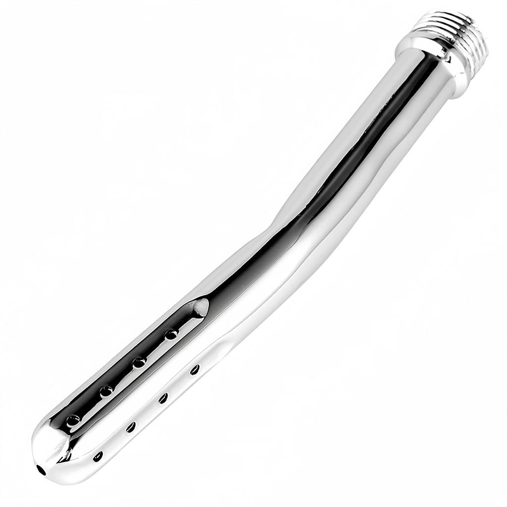 Orirya Anal Plug Shower Head Aluminum Alloy Bent Tube Anal Cleaning Nozzle Anal Expansion Anal Goods Adult Toys Adult Goods Anal Development Anal Plug