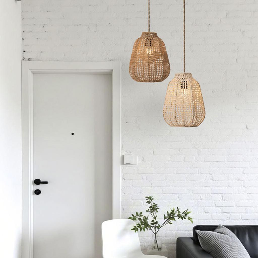 Hand-woven Vintage Pendant Lamp Shades