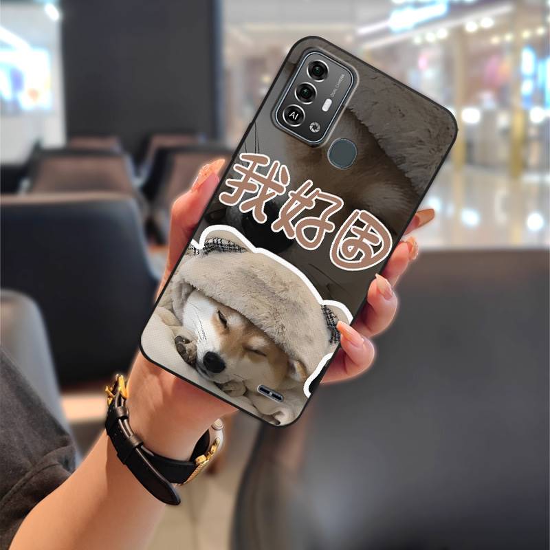 Anti-dust Graffiti Phone Case For ZTE Blade A53 Pro Dirt-resistant Waterproof Cartoon Cute Fashion Design Protective TPU