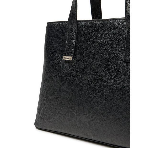 Bag Calvin Klein Calvin Klein Ck Plaque Small Tote K60K612781 Black