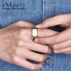 EMANCO Stainless Steel Punk Style Geometric Jewelry Ring Gold Plated Valentine's Day Gift for Women