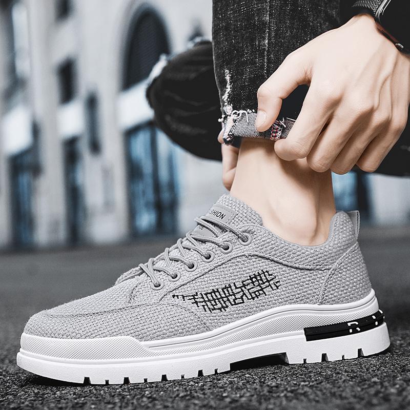 Fashion New Casual Sneakers Men's Brand Board Shoe Designer Platform Soft Soled Casual Breathable Lightweight Walking Vulcanized Shoes