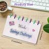 1pc 52 Week Money Saving Challenge Binder Reusable Budget Binder Storage Challenge Book High-Quality Durable Toy