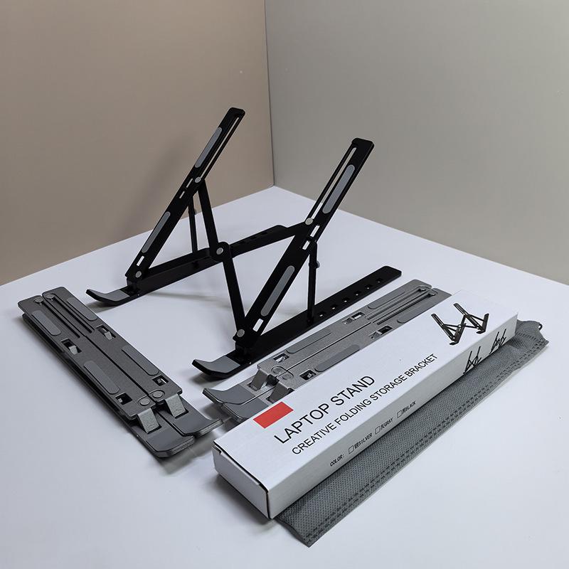 Foldable Aluminum Laptop Stand with Cooling Bracket (Not for domestic purchase)
