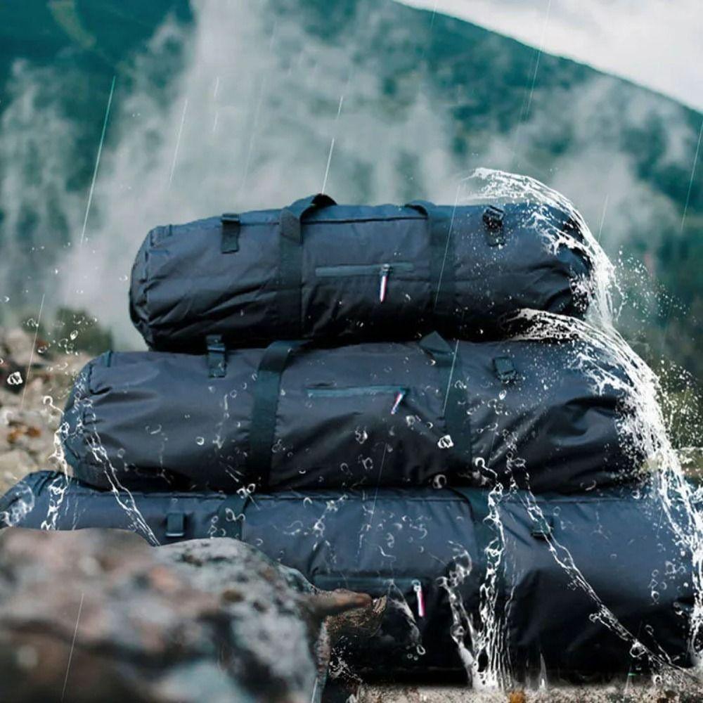 Durable Foldable Duffel Large Capacity Outdoor Camping Bag Handbag Picnic Tote  Fishing