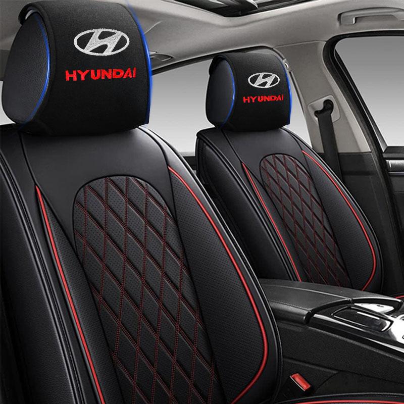 Car Seat Back Headrest Pillow Storage Bag Dustproof Cover For Hyundai I30 Tucson Veloster Kona I10 I35 Elantra Santa Fe Gadget