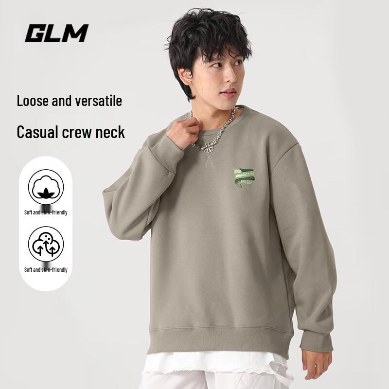 GLM Men's Fleece Lined Round Neck Sweatshirt