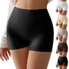 Women Mid Waist Seamless Safety Shorts Breathable Quick Dry Underwear Soft Thin Fabric Boxer Briefs