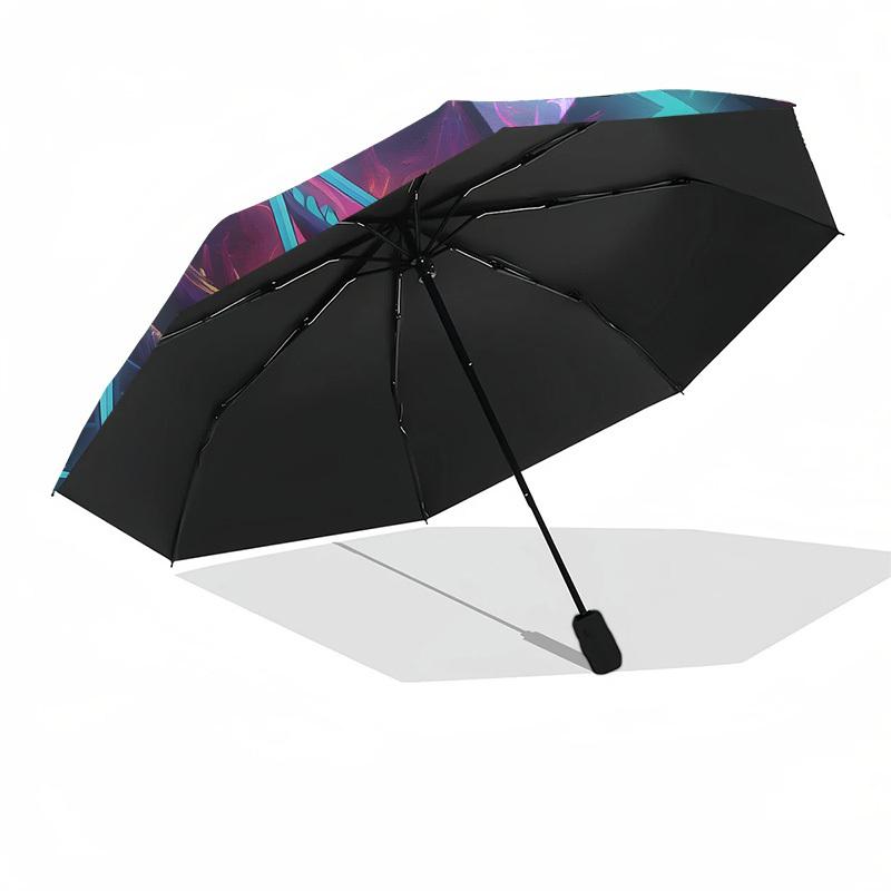 1pc Devilish Pentagram Symbol Umbrella with Plastic Handle,Suitable for All Seasons Home Travel Outdoor UmbrellaDD1291
