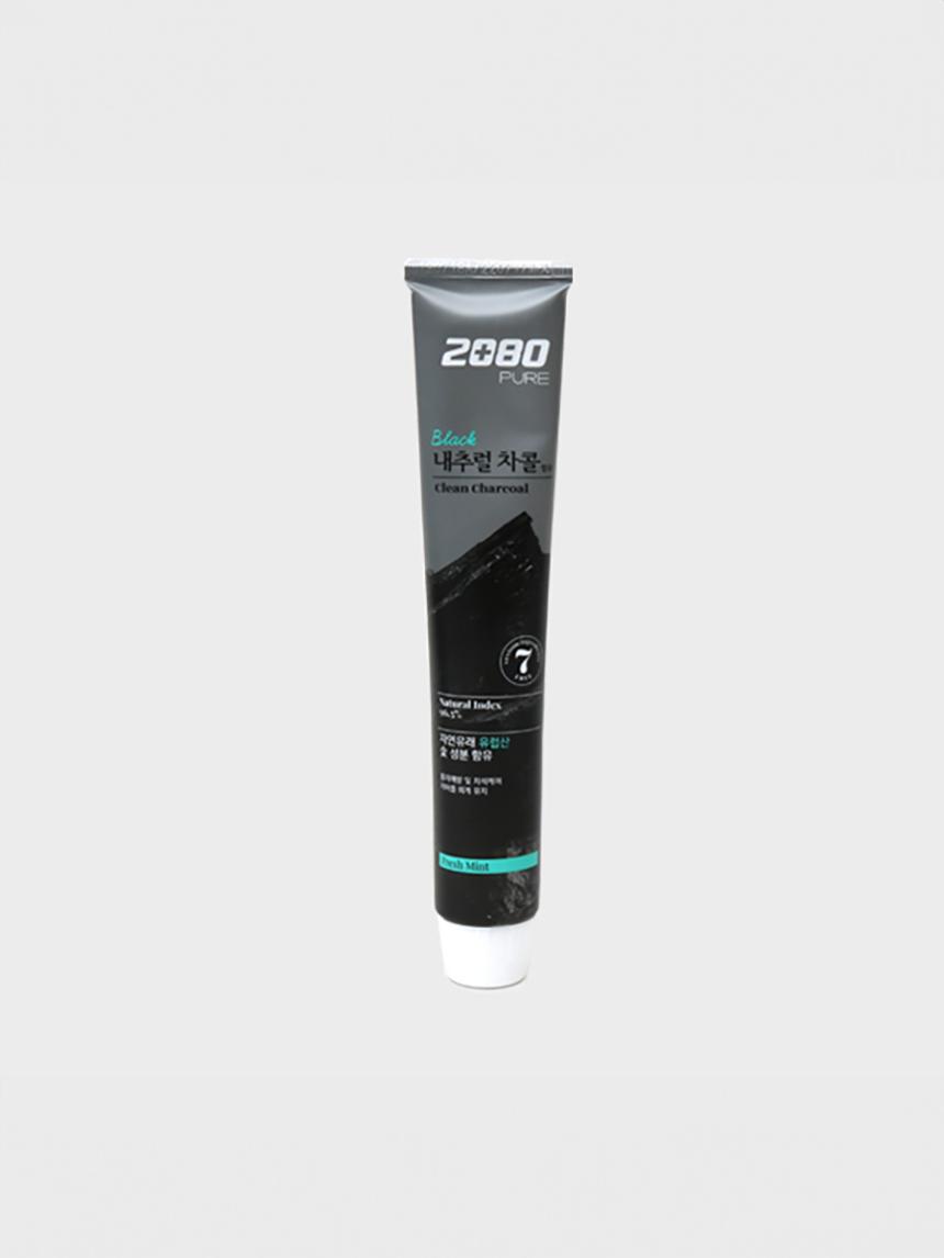 2080 Pure Black Charcoal Mint Toothpaste 1ea