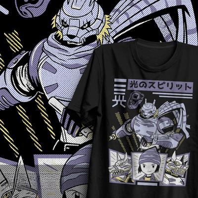 2025 Summer Digimon Adventure Animation Brand 100Cotton Puppetmon Printed Tshirt Unisex Short Sleeve Casual Adult Children Y2k