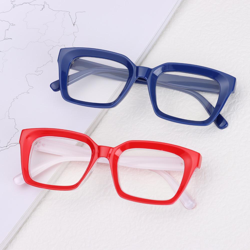 Fashion Square Reading Glasses for Men Women Large Frame Presbyopia Eyeglasses High-definition Eyewear Diopter +1.0~+4.0