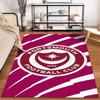 Portsmouth FC Logo Teppich Design Rutschfester Teppich geeignet für Wohnzimmer- und Schlafzimmer-Sofas.