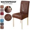 Waterproof Dining Chair Covers Stretch Dining Room Chair Covers Removable Washable Chair Slipcovers For Home, El, Banquet 1Pc