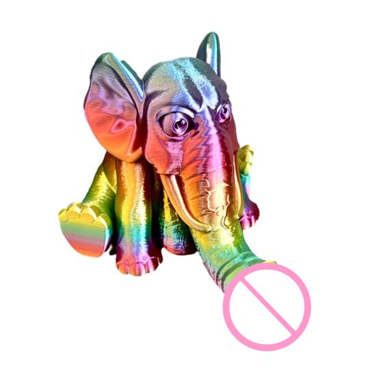 Funny Animal Statue Small Elephant Tortoise Snail Figurine Colorful Resin Sculpture for Outdoor Garden Yard Home Desktop Decor