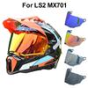 Vizoare de Înlocuire pentru Căști LS2 MX701 LS2 EXPLORER Rally Scut Față Off-road Parbriz Lentilă Motocross Protecție UV Senzori de Viteză 6