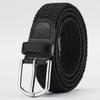 Unisex Elastic Stretch Canvas Belt - Korean Style Versatile Woven Waist Belt for Men and Women