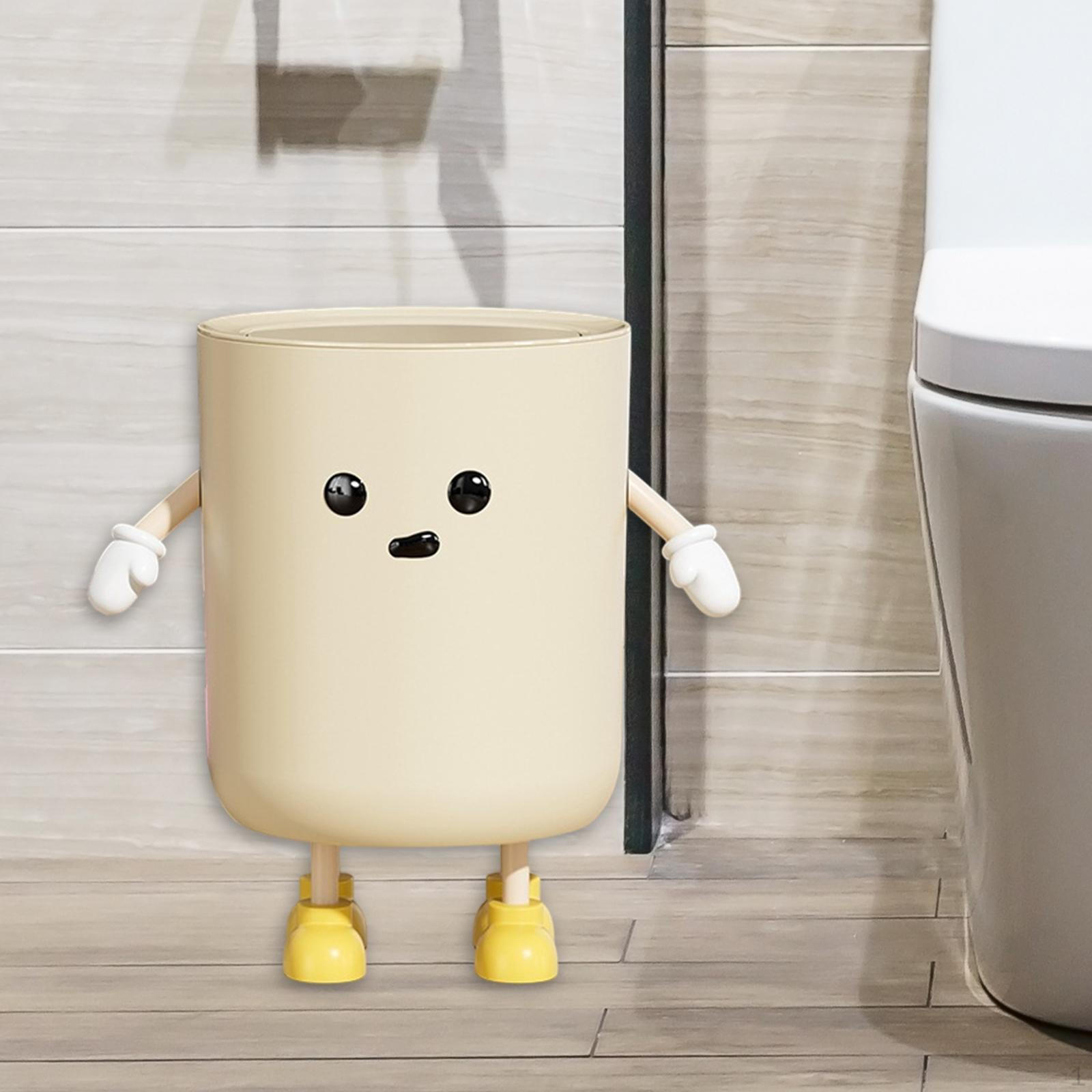 

Очаровательная мусорная корзина для мусора Портативная Креативная Современная Практичная для Дома 12 L Standing