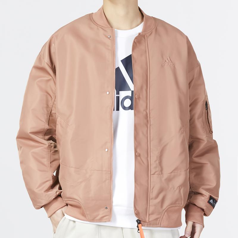 Adidas Giacca Bomber Riflettente Foderata in Pile Unisex Capispalla Arancione IK7678