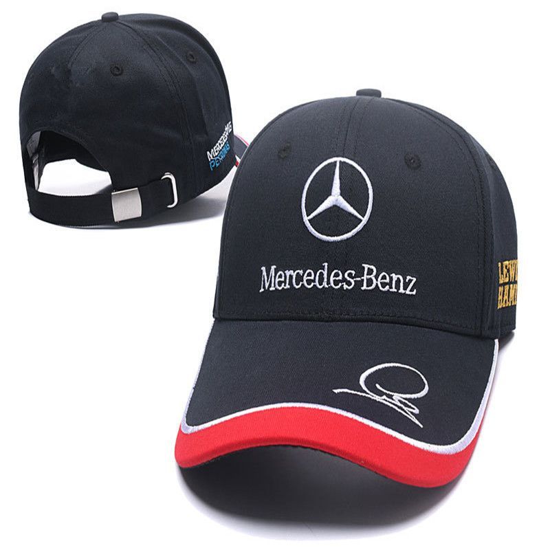 Embroidered Car Adjustable Cap For Mercedes Benz A C E S Class GLC CLE CLA W205 W213 W222 X167 Casual Racing Sport Baseball Hat OU7