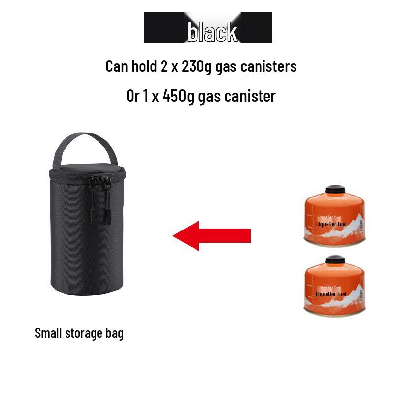 Outdoor Round Cylinder Gas Lantern Storage Bag – Portable, Anti-Collision Pouch for Camping