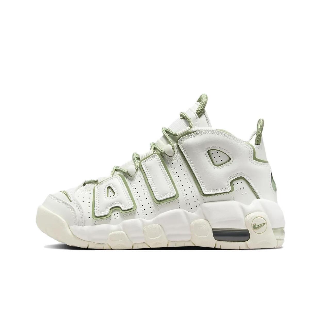 

Новые Nike Air More Uptempo Sail Green GS FQ8211-100 39