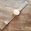 Used Price reduction Battery deadKOMONO Gold mesh 40mm Unisex