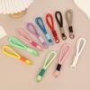 Colorful Woven Mobile Phone and Keychain Lanyard with Anti-Lost Pendant