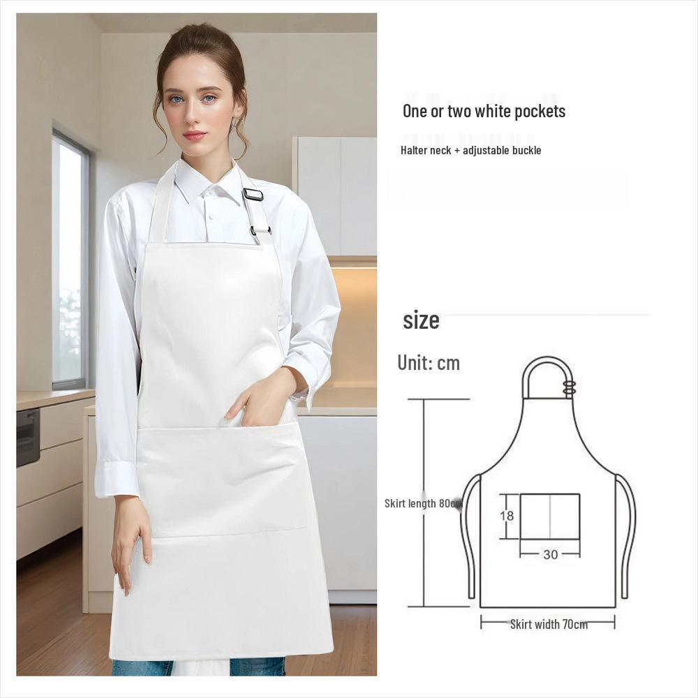 Plus-Size Waterproof Oil-Proof Kitchen and Restaurant Apron for Home Use