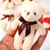 10pcs/set Plush Doll Bear Plush Keychains Toys Plush Animal Mini Bear Plush Toy  Kids/Children Toys