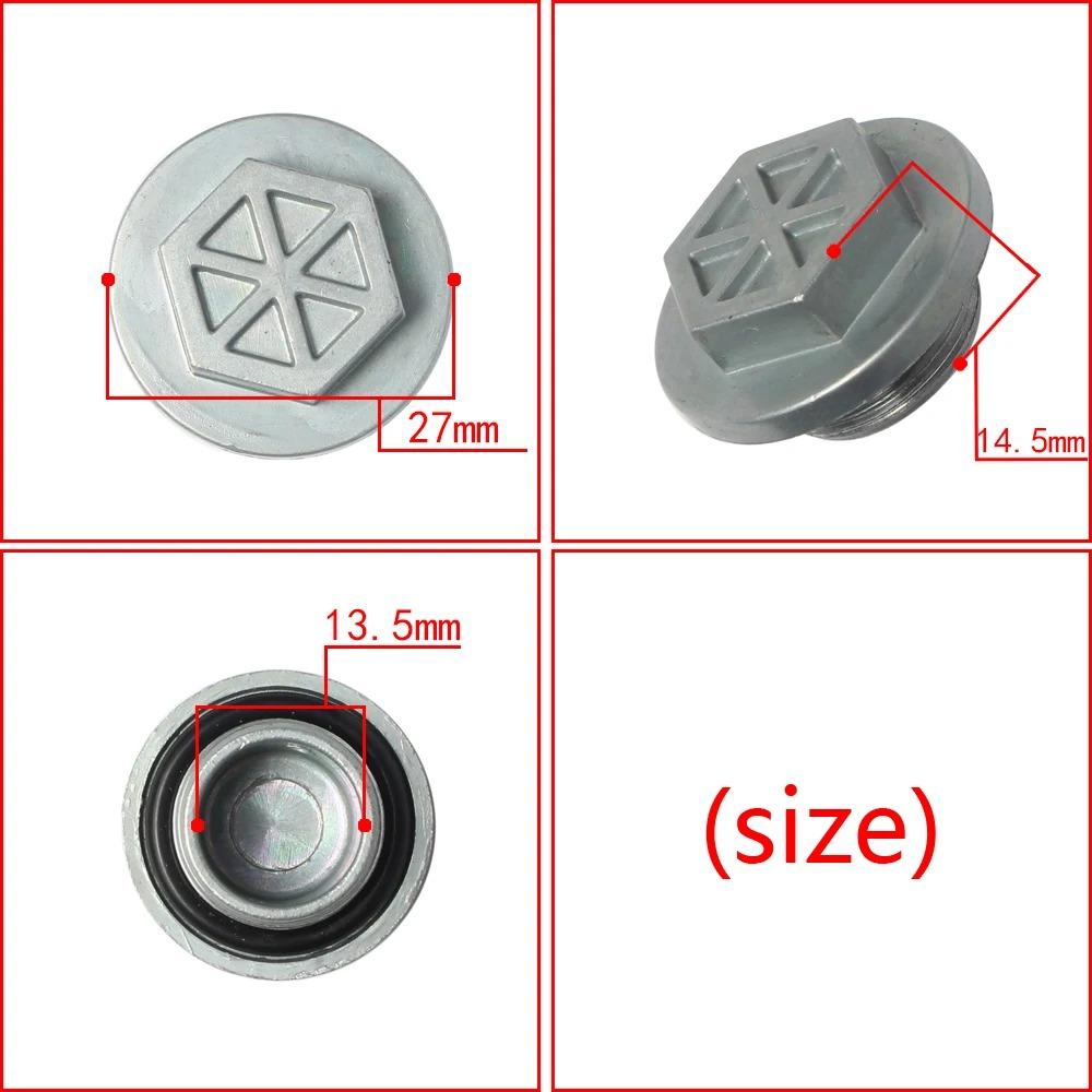 

For Honda Keihin Mikuni Koso Oko Pwk Fcr Yamaha Wr250f Suzuki Rmz250 Motorcycle carburetor Float Bowl Screw Plug With O-Ring 19008011