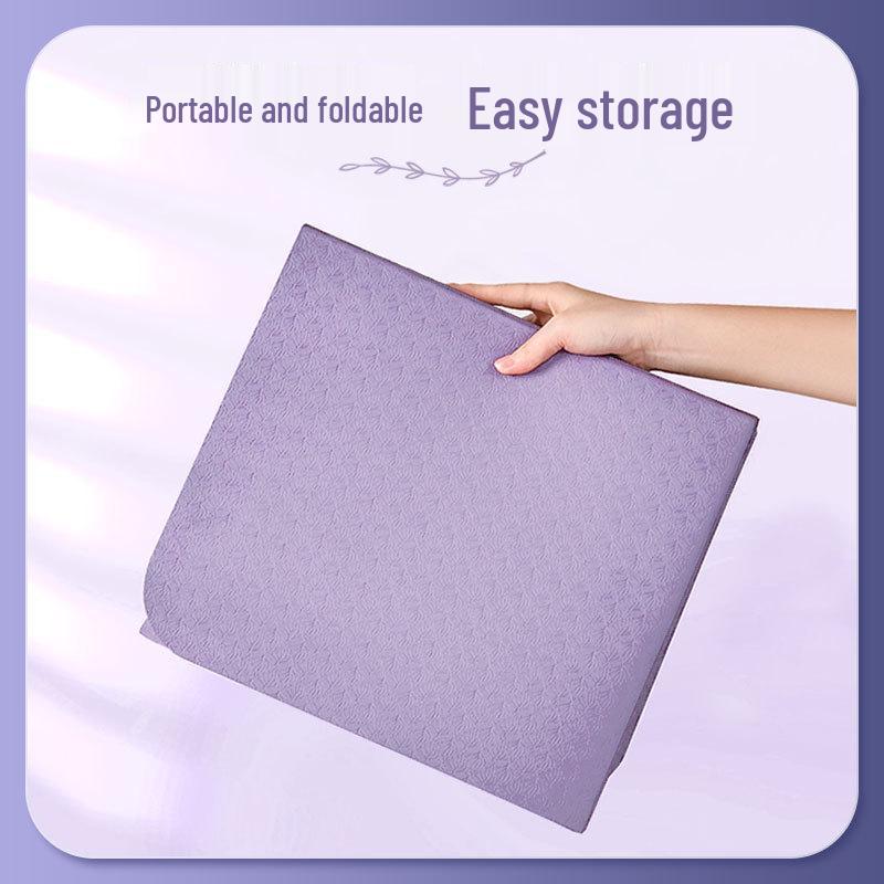 Foldable Non-Slip Yoga & Fitness Mat for Exercise, Gym, and Student Naps