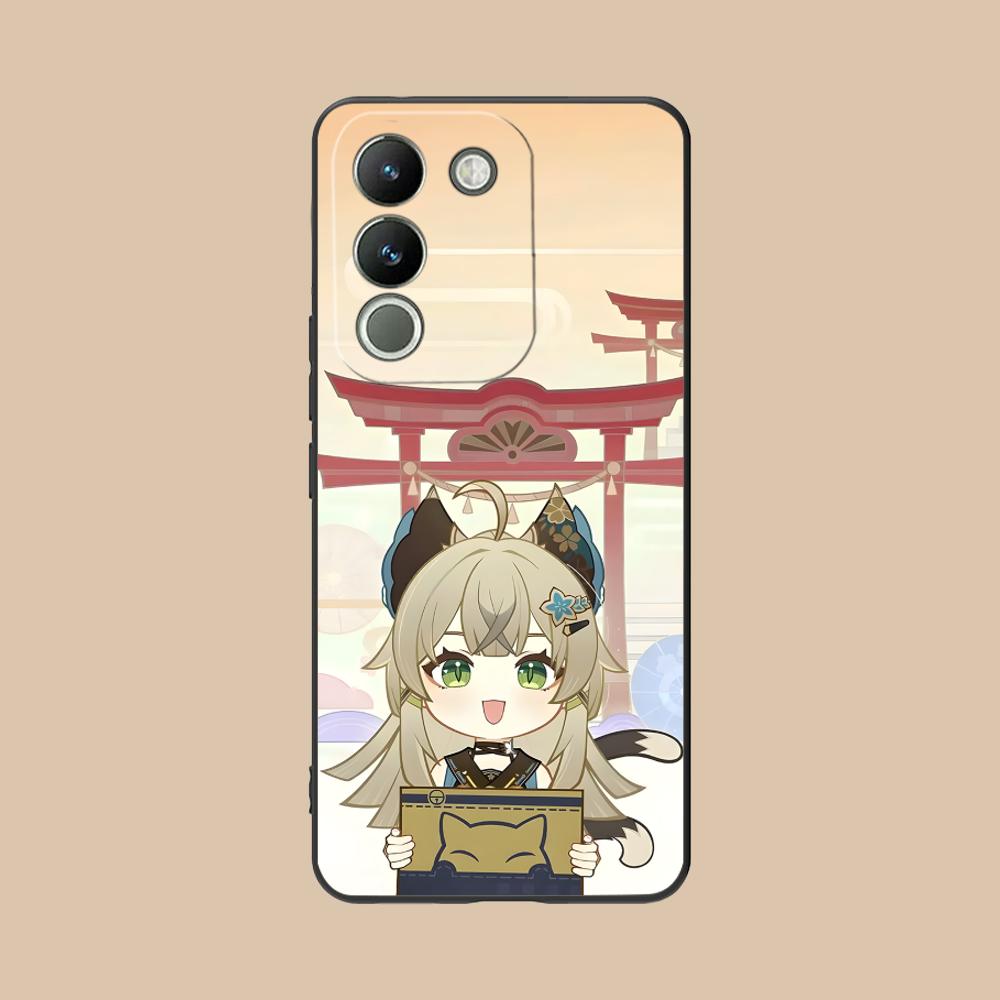Game GI Kirara Mobile Phone Case for VIVO Y77 76 75 74 73 72 58 56 55 51 50 38 36 Y19 Y18 Y03 Y01 5G Colorful Printing Cover