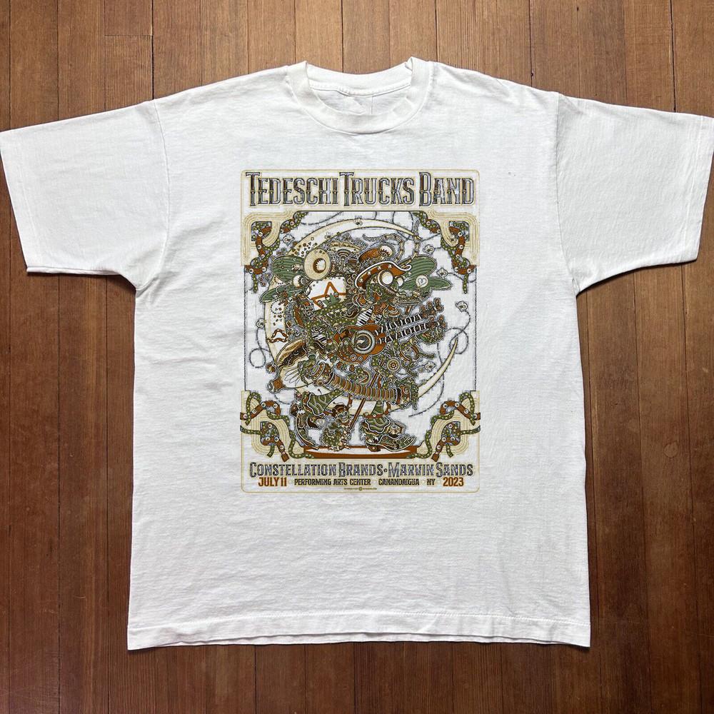 Tedeschi Trucks Band Gift For Friends White T-Shirt Cotton Unisex T-Shirt S
