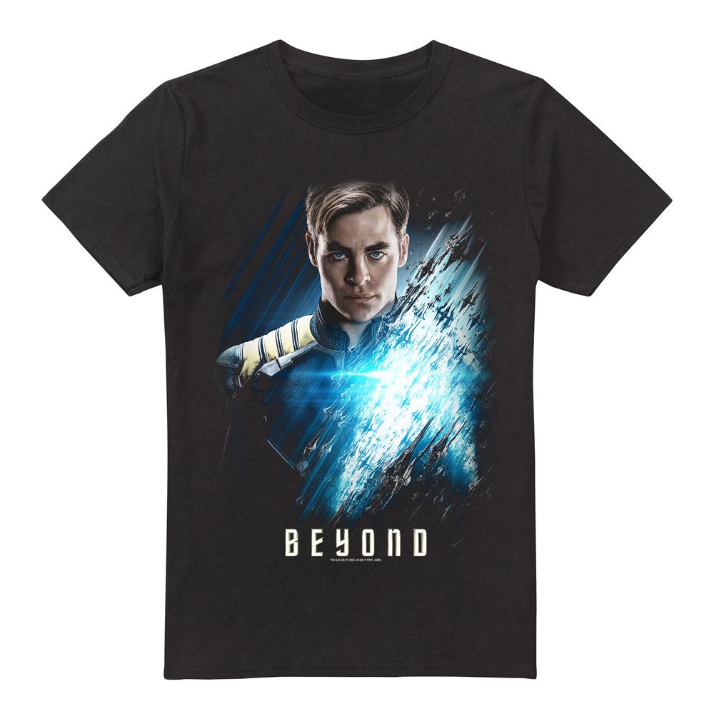 Star Trek Beyond Mens Captain Kirk Poster T-Shirt