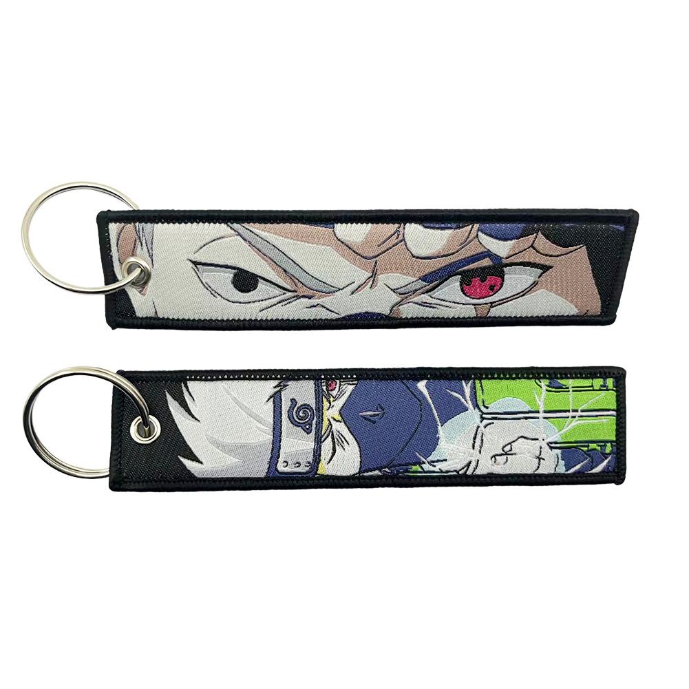 One Piece Adorable Keychain Anime Peripheral Dragon Ball Car Keychain Cartoon Naruto Male plus Female Birth Date Present Xmas