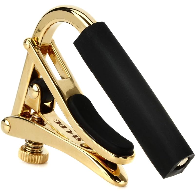 

SHUBB shabu capo tasto for acoustic guitar C1g High-tech titanium finish gold