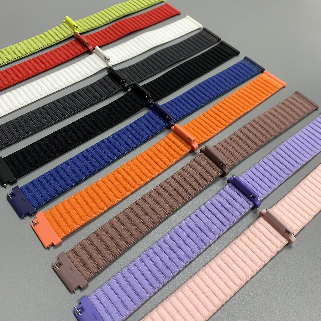 22mm 20mm Nylon Strap For Amazfit Band Bip 6 5 4/GTR 4 3 2 2e/GTS 4 2 mini/BALANCE/Active 2 Bracelet for HUAWEI WATCH GT 5 4 3 2