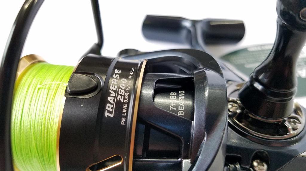Glory Fish TRAVERSE 2500 Spinning Reel with PE 150m 0.8 Line,